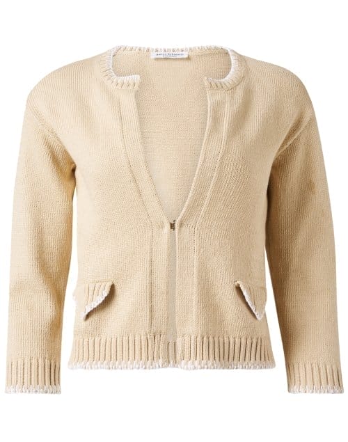 Princess Beige Cotton Cardigan