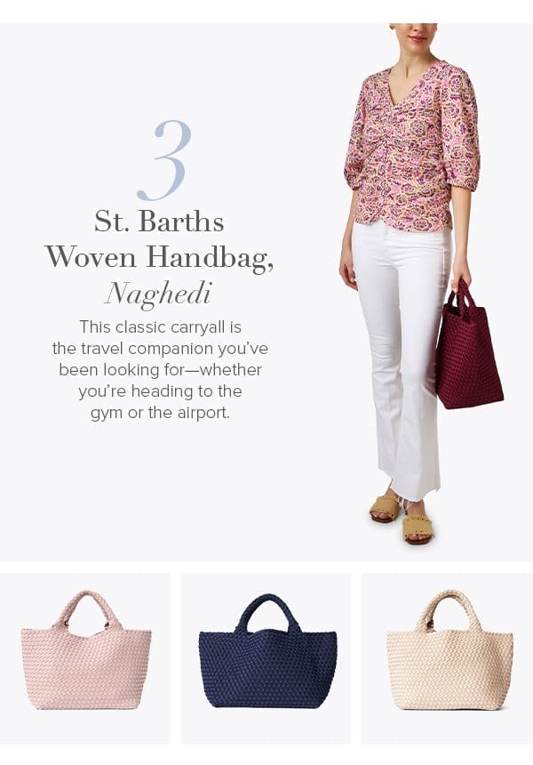 St. Barths Woven Handbag, Naghedi