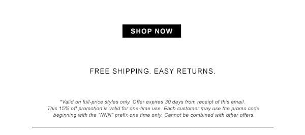 Free Shipping, Easy Returns