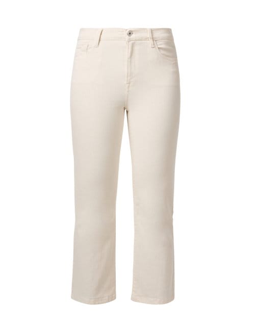 Cream Crop Bootcut Jean