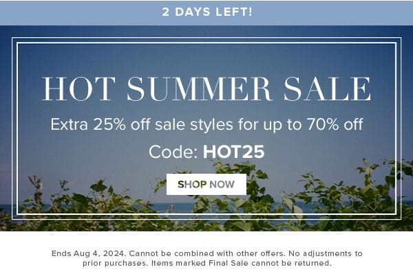 Hot Summer Sale