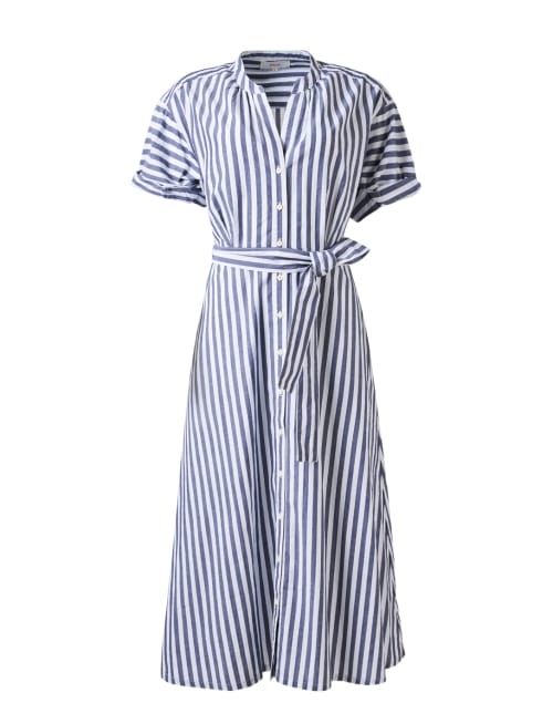 Liora Blue Striped Dress