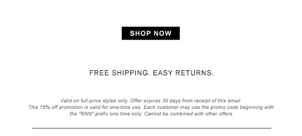 Free Shipping, Easy Returns