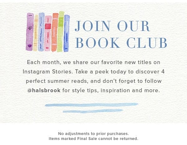 Join Our Book Club