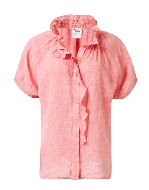 Frankie Pink Linen Shirt