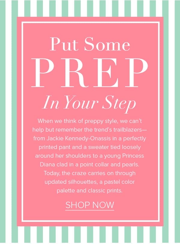 Put Some Prep In Your Step