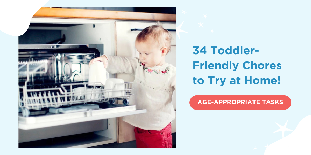 34 Toddler-Friendly Chores to Try at Home! AGE-APPROPRIATE TASKS