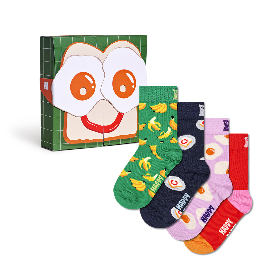 Kids 4-Pack Mask Socks Gift Set