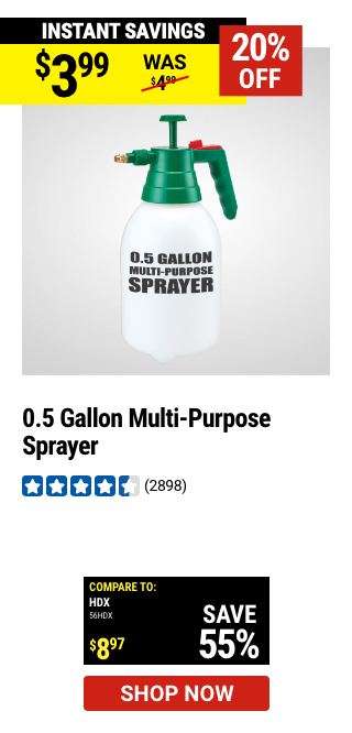 HFT: 0.5 Gallon Multipurpose Sprayer