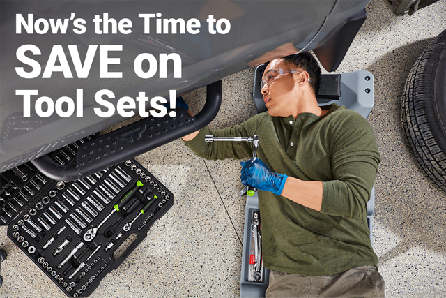 Now's the Time to Save on Tool Sets!