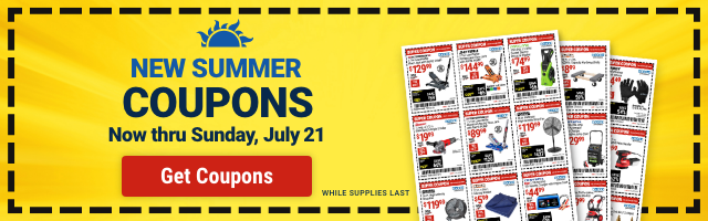 NEW SUMMER COUPONS! Now thru Sunday, July 21. Get Coupons.