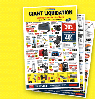 GIANT LIQUIDATION Making Room for New Items