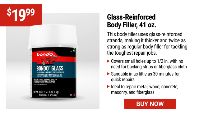 HFT: Glass-Reinforced Body Filler, 41 oz.