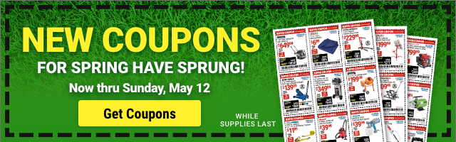 NEW COUPONS FOR SPRING HAVE SPRUNG! - While Supplies Last