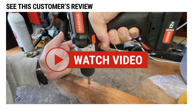 WARRIOR: 12V Cordless 3/8 in. Drill/Driver Kit - video