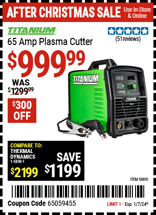 TITANIUM: 65 Amp Plasma Cutter