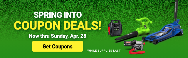 SPRING INTO COUPON DEALS! Now thru Sunday, Apr. 28