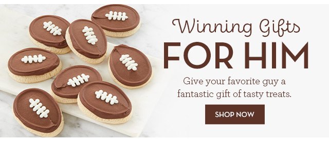 Winning Gifts for Him - Give your favorite guy a fantastic gift of tasty treats.