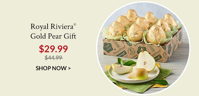 Royal Riviera® Gold Pear Gift