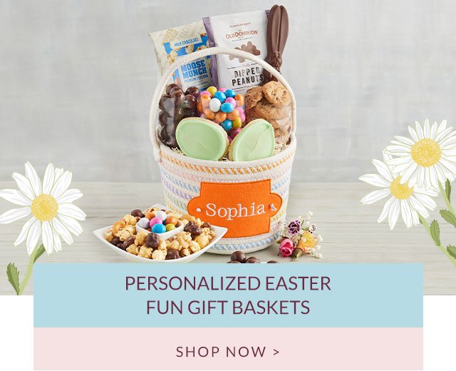 Personalized Easter Fun Gift Baskets