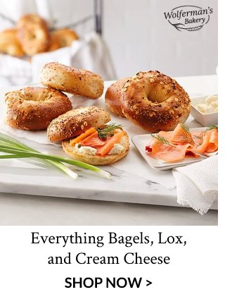 Everything Bagels, Lox, and Cream Cheese