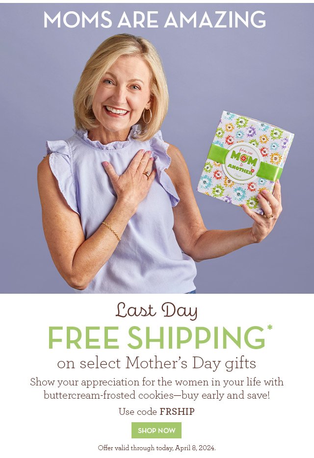 Moms Are Amazing - Last Day - Free Shipping* on select Mother's Day gifts