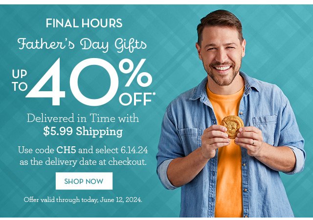 Final Hours - Father's Day Gifts - Up to 40% Off Delivered in Time with \\$5.99 Shipping