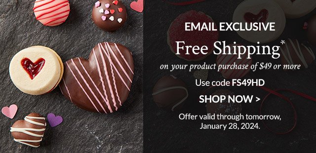 EMAIL EXCLUSIVE - Free Shipping