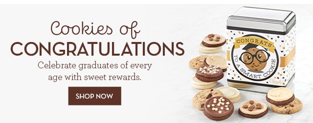 Cookies of Congratulations - Celebrate graduates of every age with sweet rewards.