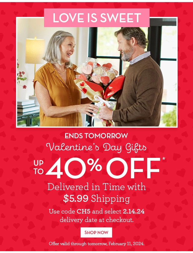 Love Is Sweet - Valentine's Day Gifts - Up to 40% Off - Delivered in Time with \\$5.99 Shipping
