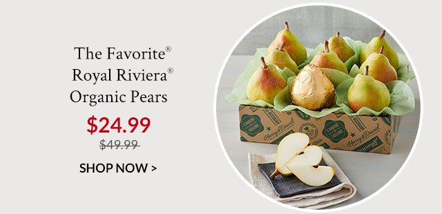 The Favorite® Royal Riviera® Organic Pears