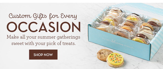 Custom Gifts for Every Occasion - Make all your summer gatherings sweet with your pick of treats.