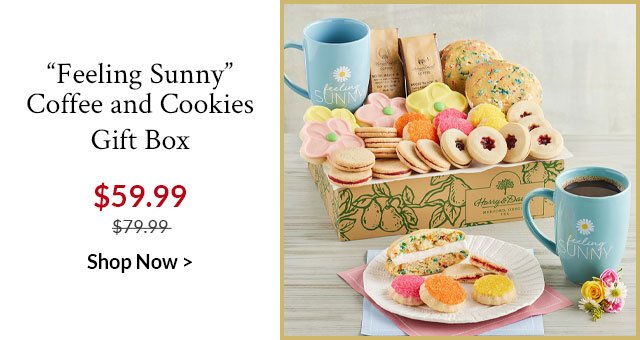 “Feeling Sunny” Coffee and Cookies Gift Box