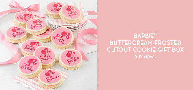 Barbie Buttercream-Frosted Cutout Cookie Gift Box