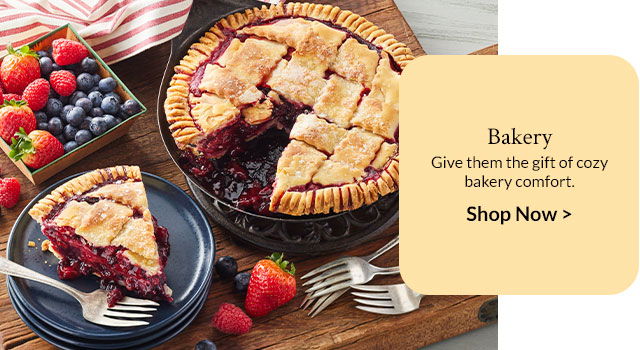 Bakery - Give them the gift of cozy bakery comfort.