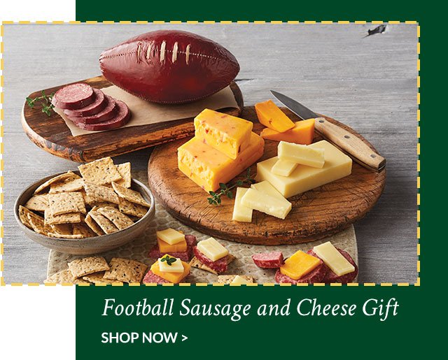 Football Sausage and Cheese Gift