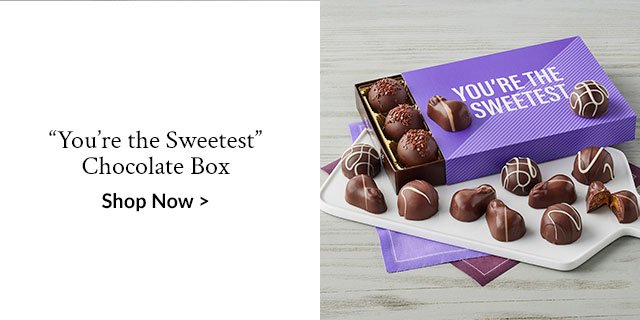 'You're the Sweetest' Chocolate Box