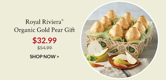 Royal Riviera® Organic Gold Pear Gift