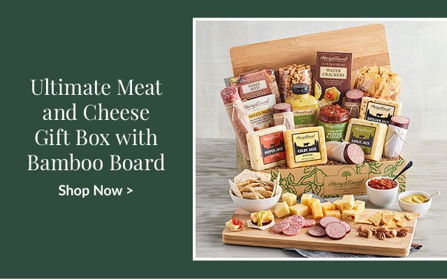 Ultimate Meat and Cheese Gift Box with Bamboo Board