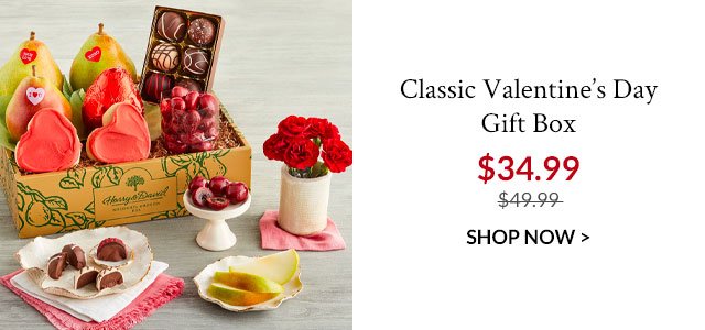 Classic Valentine's Day Gift Box \\$34.99