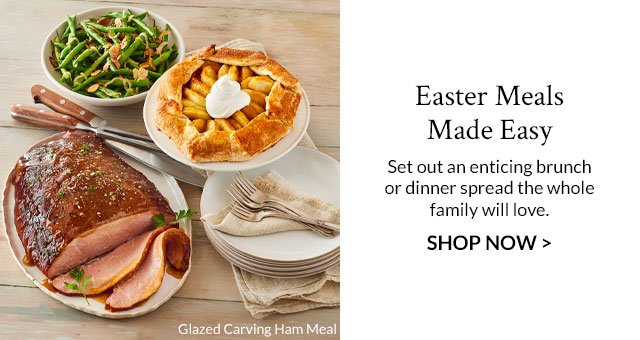 Easter Meals Made Easy - Set out an enticing brunch or dinner spread the whole family will love.