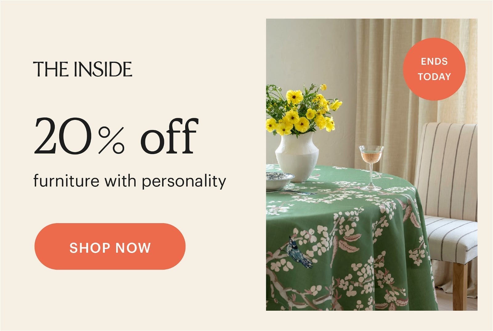 Shop up to 20% off The Inside