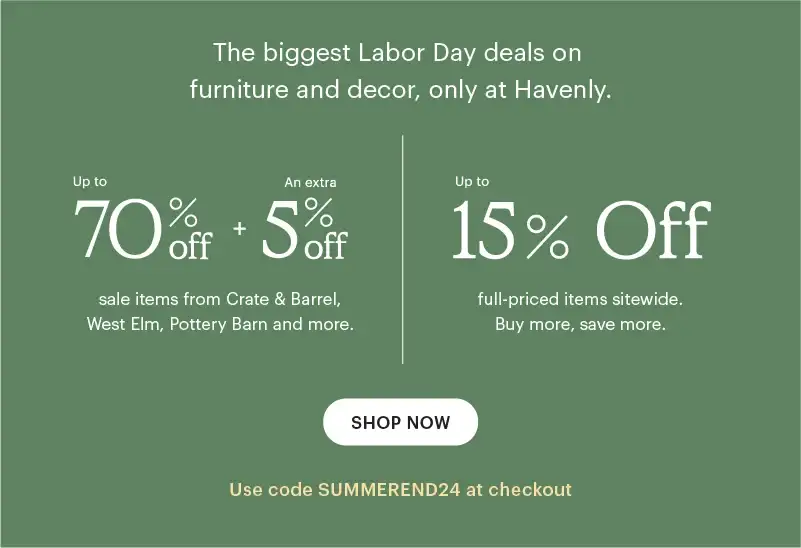 60% off Furniture & Decor