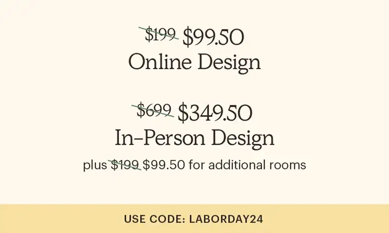 50% off Interior Design