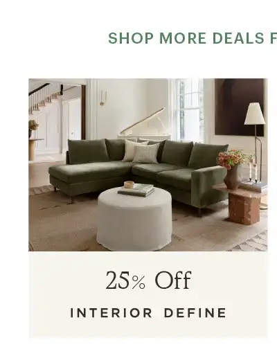 25% off Interior Define