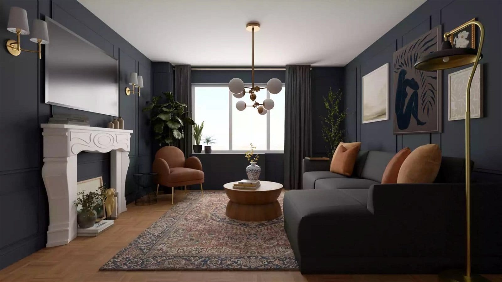 Dark Academia Living Room Ideas