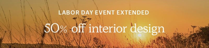 50% off Interior Design