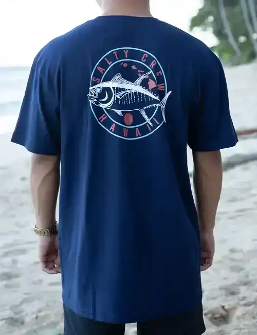 Salty Crew Ahi Island Tee -Navy