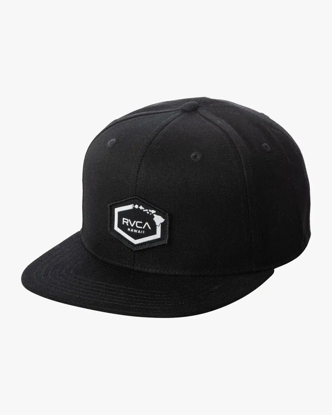 RVCA ISLAND HEX SNAPBACK - BLACK