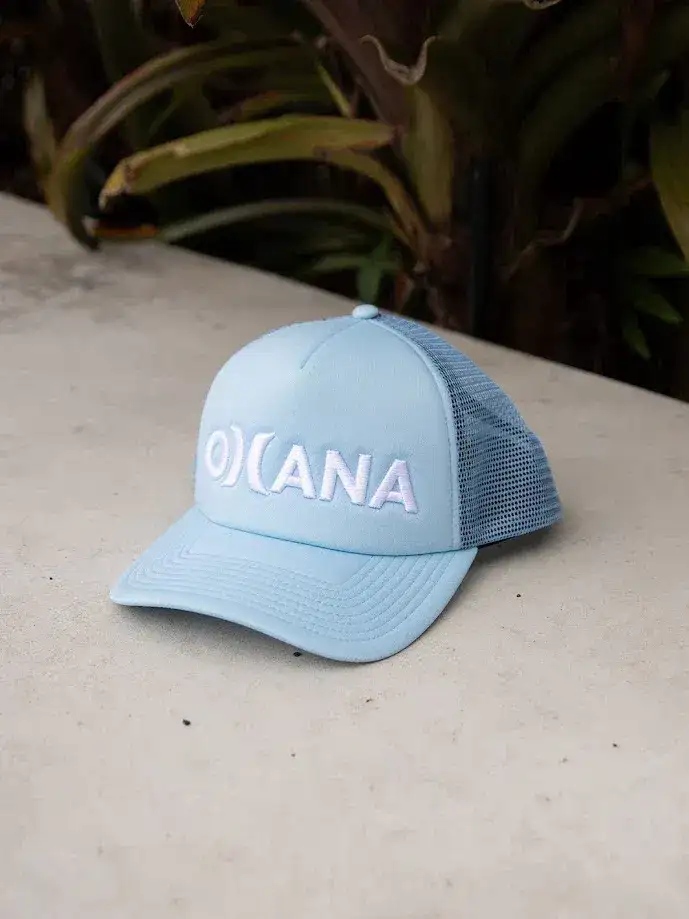 HURLEY OHANA WOMEN'S TRUCKER - BLUE